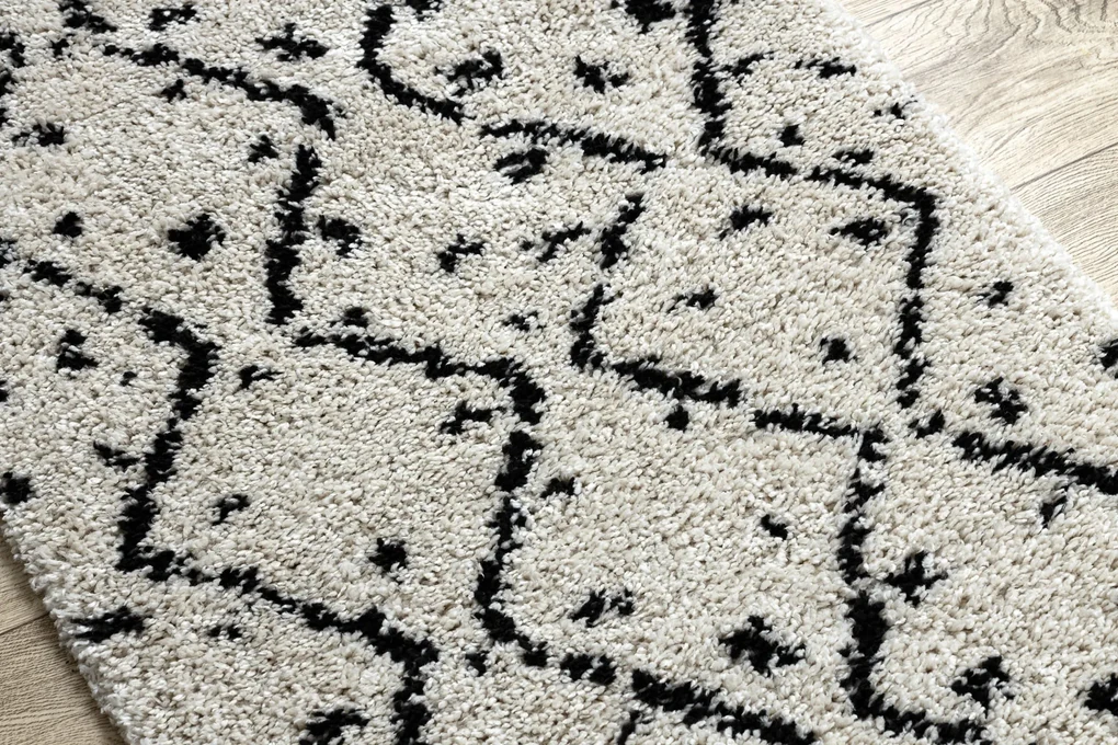 Tapijt, Vloerbekleding BERBER TETUAN B751 zigzag , crème - voor keuken, naar de gang