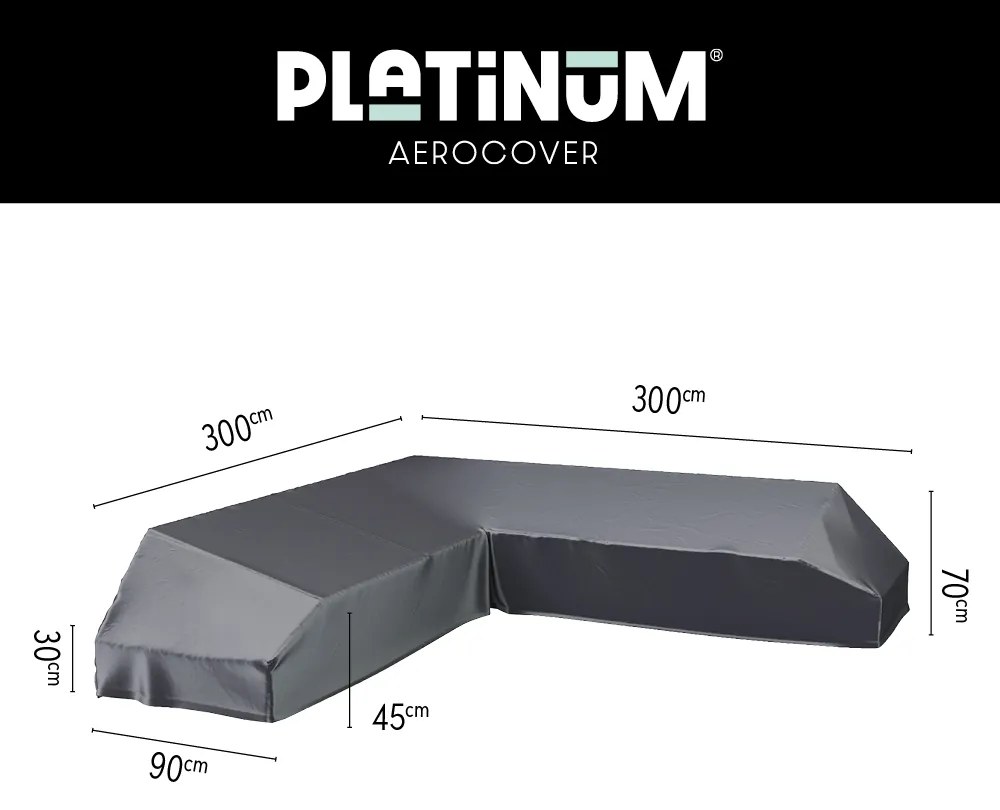 Platinum Aerocover platform loungesethoes 300x300 cm.