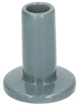Kandelaar, porselein, blauw, hoog
