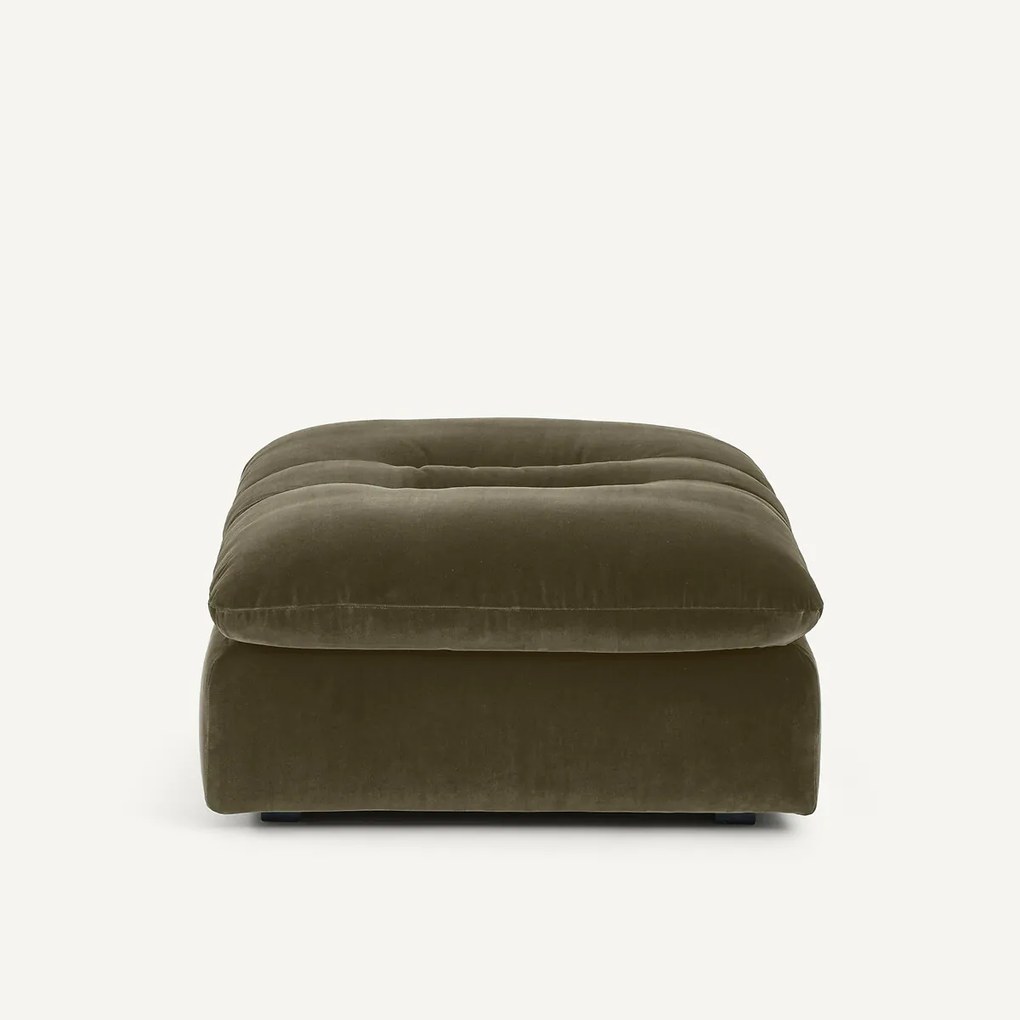 Modulaire fluwelen voetensteun, GIULIANO