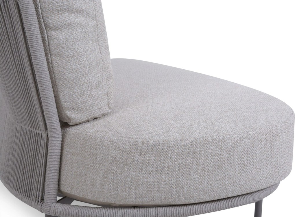 Hoek loungeset 5 personen Rope Grijs  4 Seasons Outdoor Florence/Livo