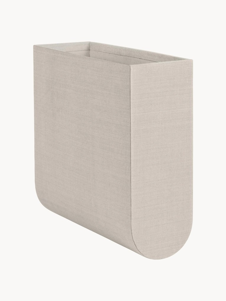 Handgemaakte opbergdoos Curved, B 12 cm