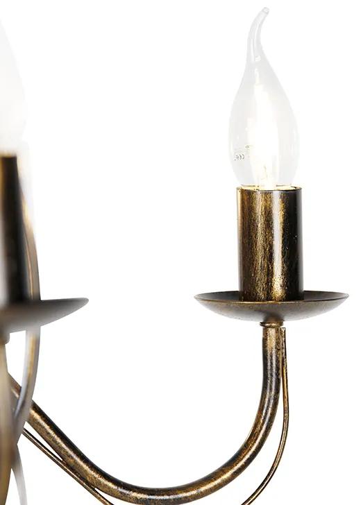 Klassieke kroonluchter antiek goud 5-lichts - Giuseppe Klassiek / Antiek E14 rond Binnenverlichting Lamp