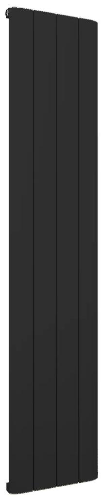 Eastbrook Peretti verticale aluminium radiator 60x28cm Mat zwart 316 watt