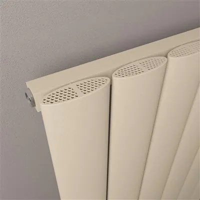 Eastbrook Malmesbury radiator 30x120cm aluminium 554W cappuccino