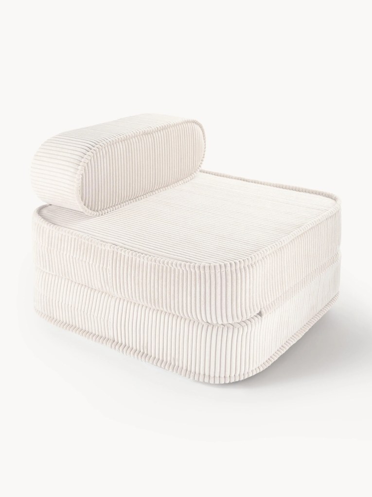 Kinder uitklapfauteuil Sugar van corduroy