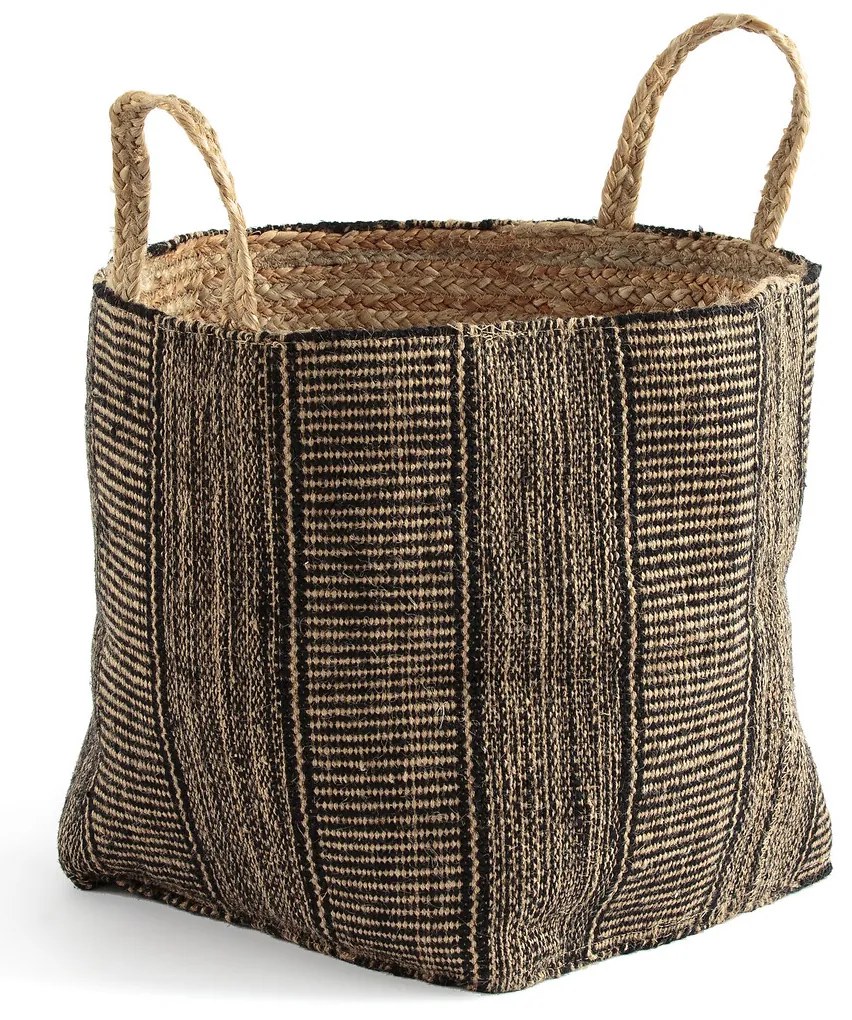 Gevlochten mand in jute, Jutlo