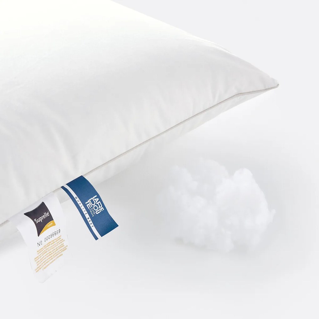 Stevig hoofdkussen 50% dons 50% vezels