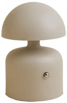Nantali Draadloze Ijzeren Led Buiten Tafellamp Tapioca Beige - Sklum