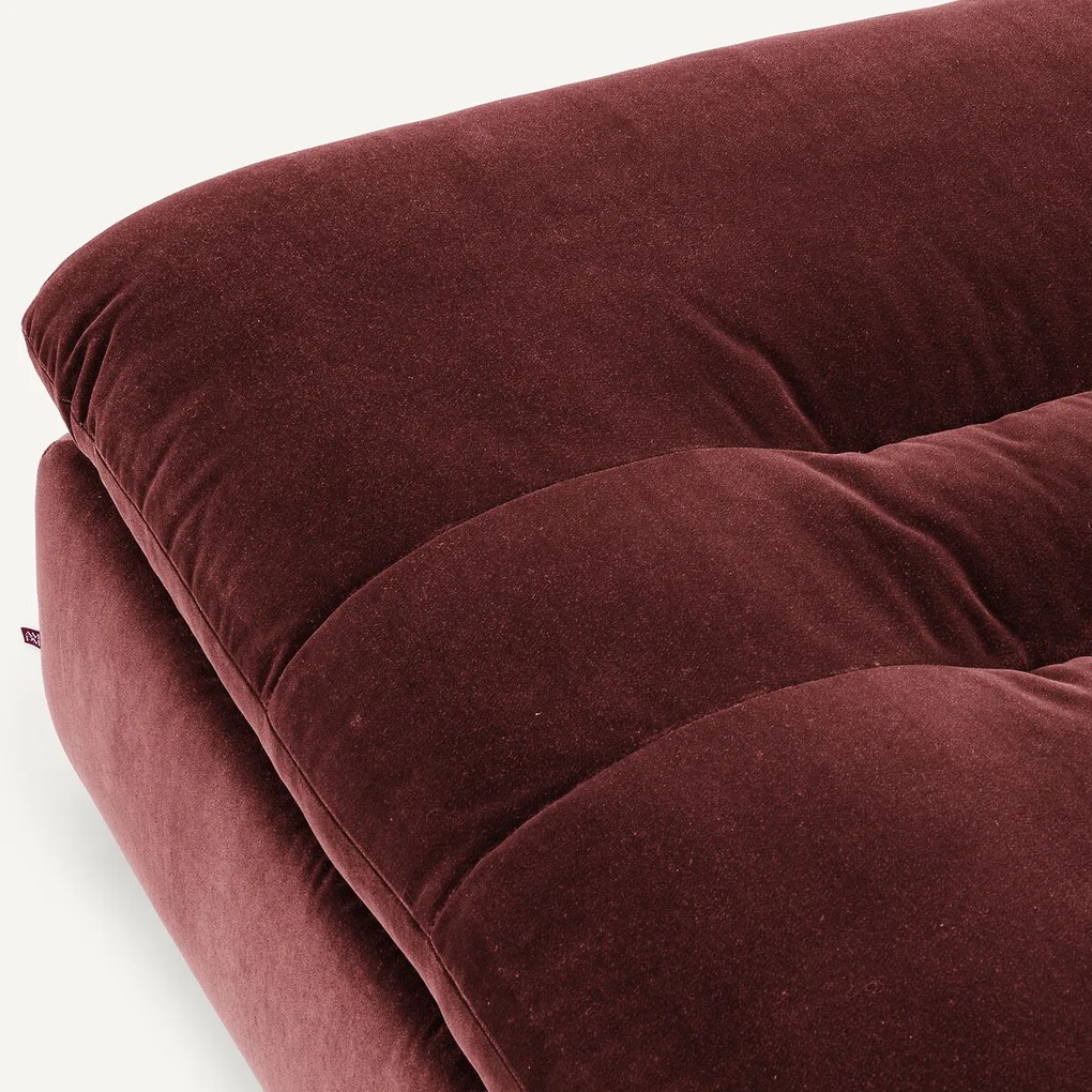 Modulaire fluwelen voetensteun, GIULIANO