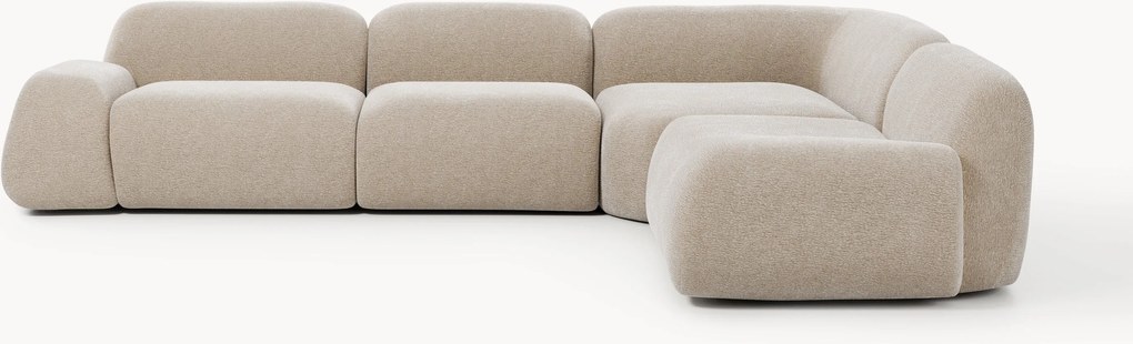 Modulaire hoekbank Wolke (4-zits)