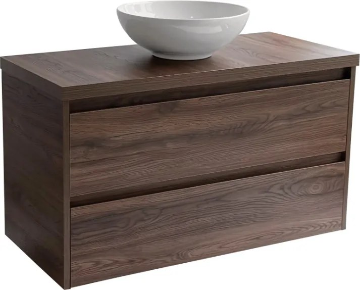 Sanicare Avenza/Arda toppaneel 100cm nera oak