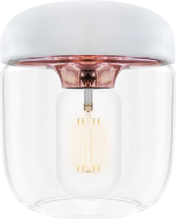 UMAGE Acorn wit - Lamp - Silicone en glas- Glas - Kunststof - Hanglamp - Modern - Design