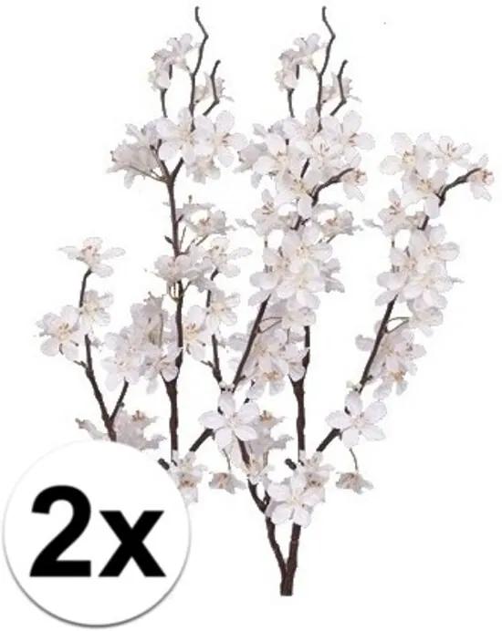 2x Appelbloesem kunstbloemen tak 84 cm