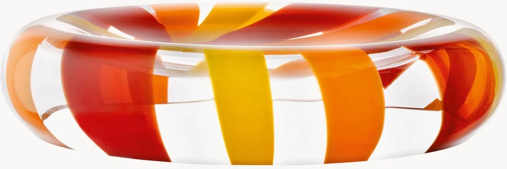 Mondgeblazen serveerschaal Folk