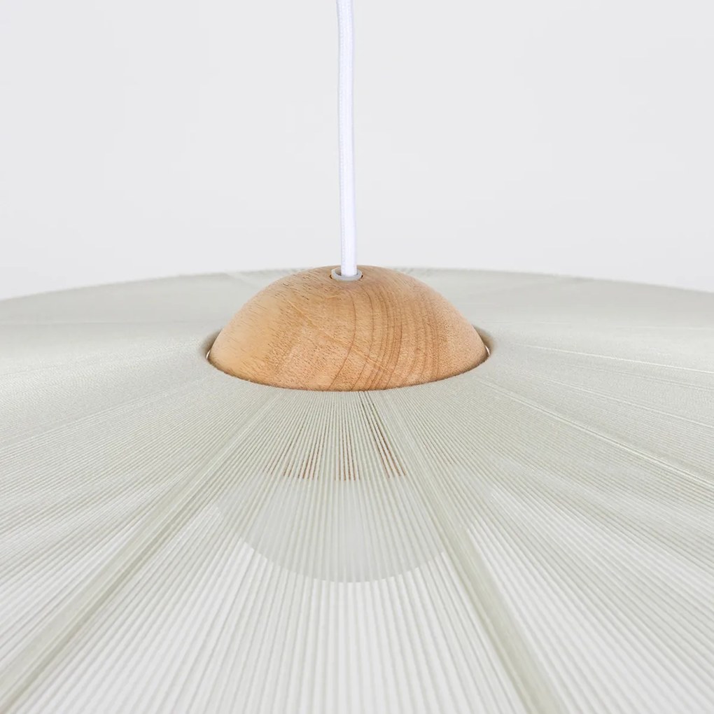 Zuiver Belle S Beige Grote Design Hanglamp Touw 65 Cm Beige