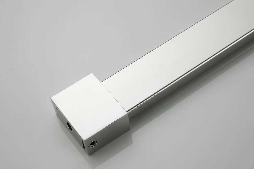 Saniclear Rivo inloop douchecabine 180x80cm met 30cm zijwand en 60cm vrije inloop chroom