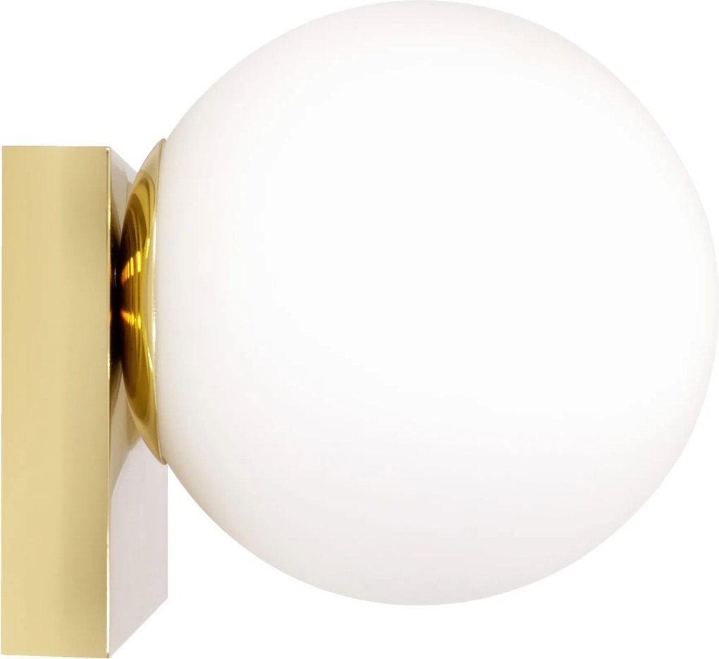 Wandlamp Wandlamp Glazen Bol Goud APP1009-1W