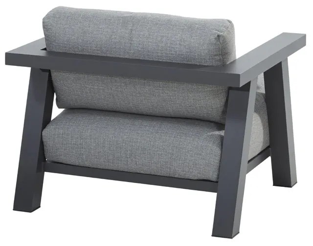 4 Seasons Outdoor Iconic loungestoel SALE  Loungestoel    antraciet weerbestendig