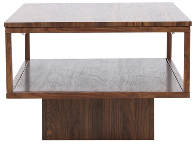 Salontafel Met Houten Frame - 60 X 130cm.