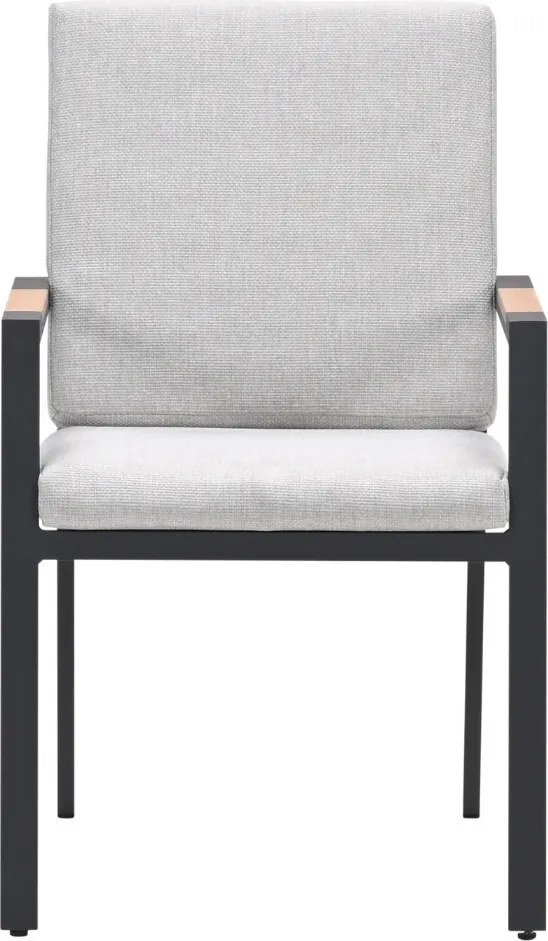 Garden Impressions Kasper tuinstoel stapelbaar - donker grijs