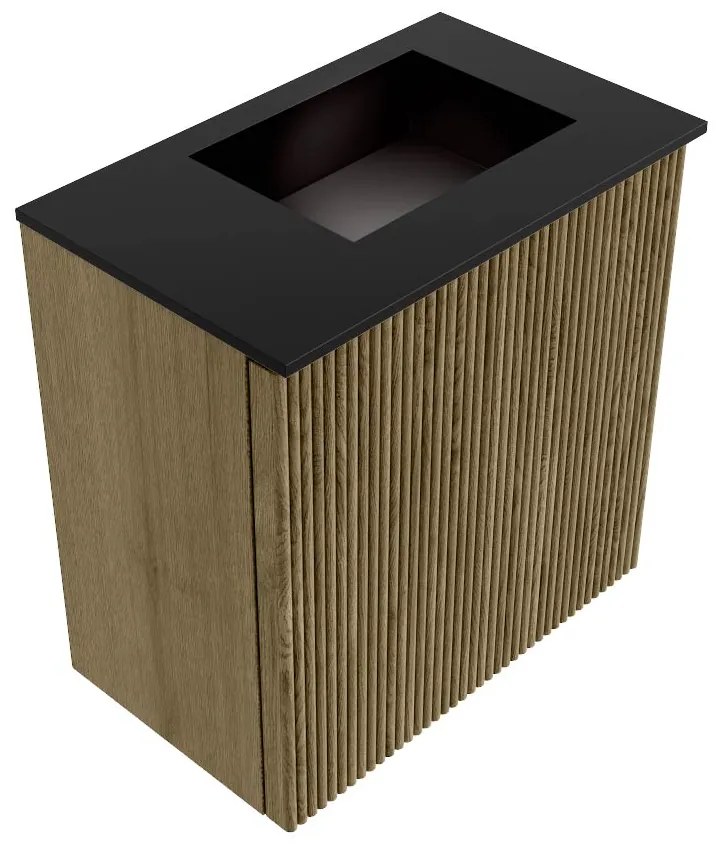 Mondiaz Joya 40cm toiletmeubel dusk met wastafel faye rechts zonder kraangat urban