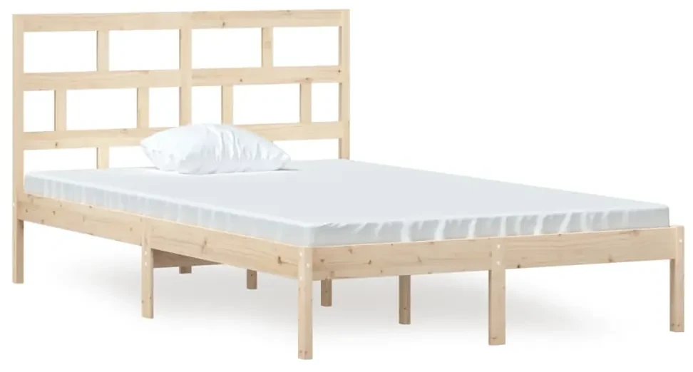 vidaXL Bedframe massief grenenhout 120x200 cm