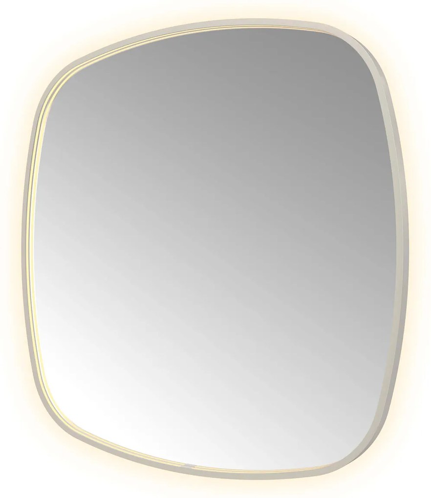 Hotbath &More Contour spiegel deens ovaal 100x100cm RVS