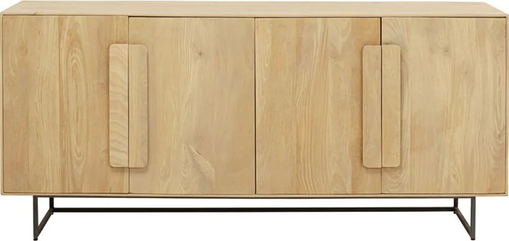 Modern Dressoir Licht Hout - 165x40x76cm.