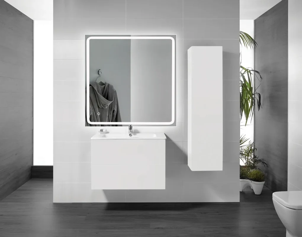 FOCCO Mia LED spiegel 80x80 met touch bediening