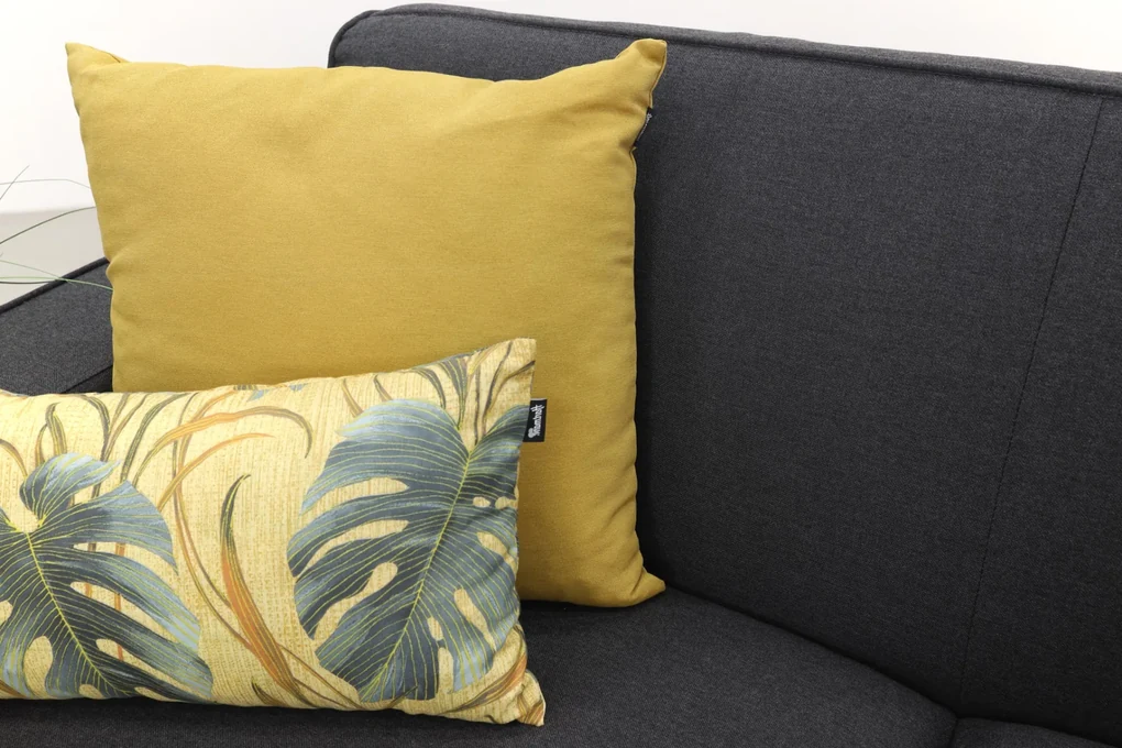 Boavista Sunbrella loungebank chaise longue - Sooty - 2-delig - links