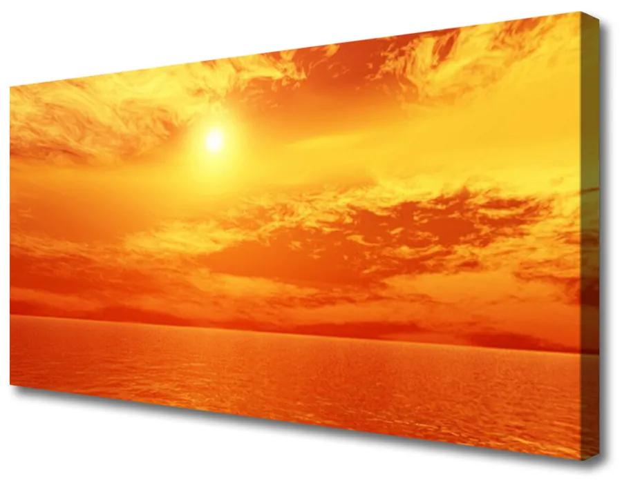 Foto op canvas Sun sea landscape 100x50 cm