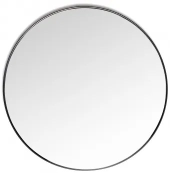 Ronde Wandspiegel Ø60 Cm In Metaal Gon Zwart - Sklum