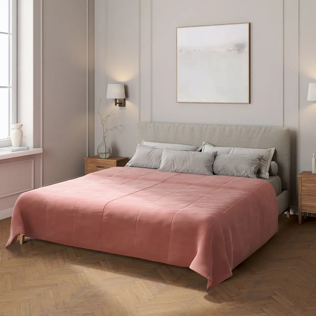 Dekoria Sprei Velvet, koraal