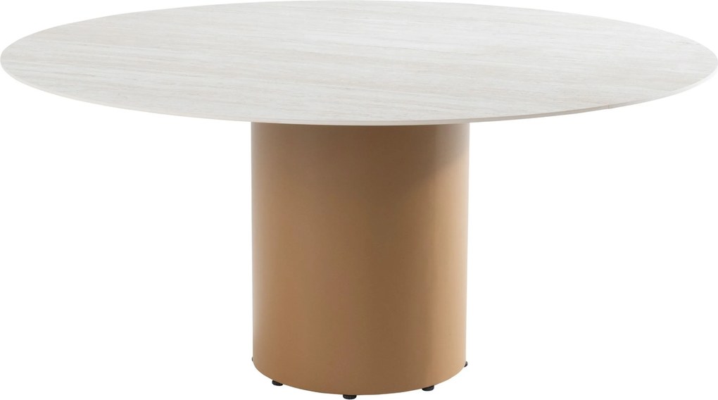 Dining Tuintafel  160 cm Aluminium/Ceramic stone Taupe Colorado low