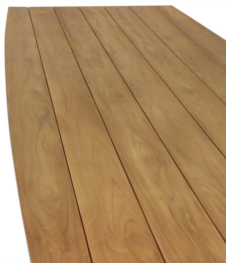 Dining Tuintafel rechthoekig 220 x 109 cm Grijs Lino