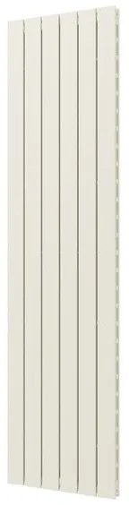 Plieger Cavallino Retto designradiator verticaal dubbel middenaansluiting 1800x450mm 1162W wit structuur 7253033