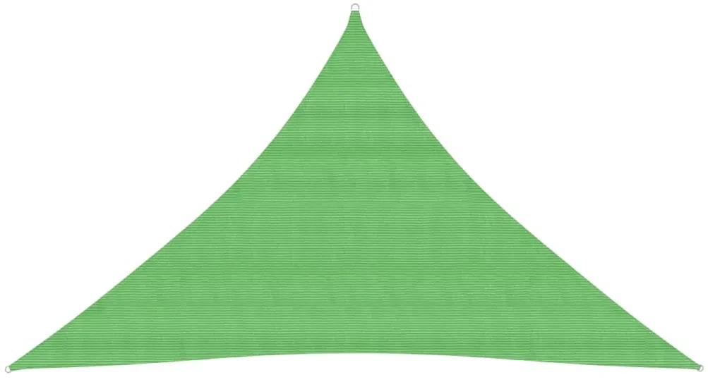 vidaXL Zonnezeil 160 g/m² 3x3x4,2 m HDPE lichtgroen