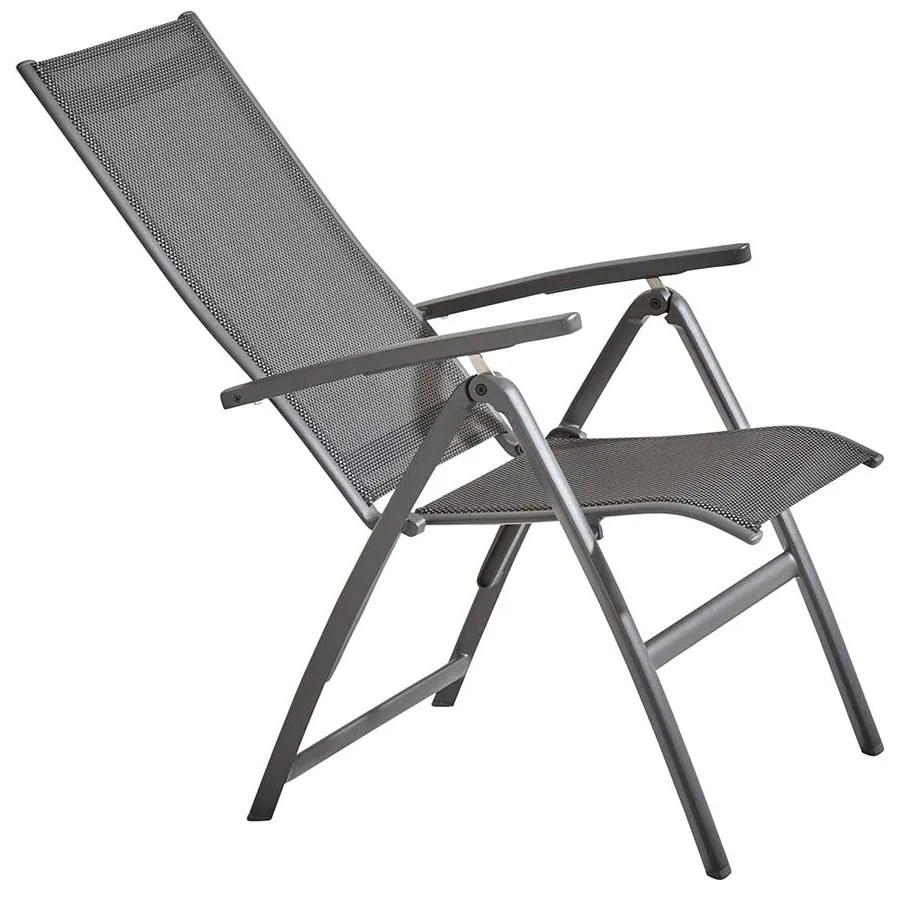 4 Seasons Cadiz tuinstoel verstelbaar - matt carbon