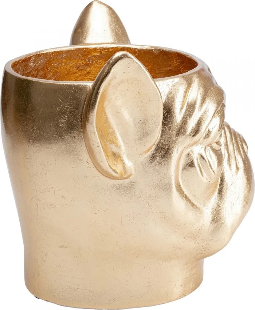 Bulldog Plantenbak Goud