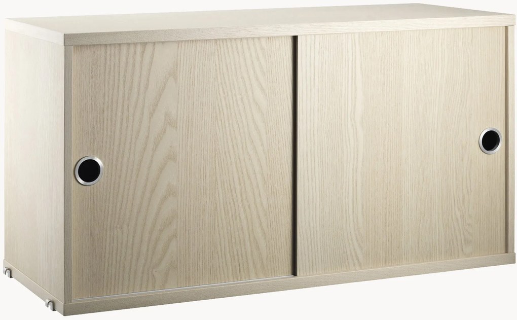 Kast String System met schuifdeuren, B 78 x D 30 cm