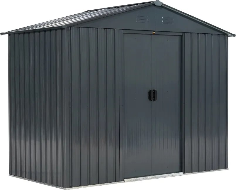 Metalen gereedschapshuisje Helsinki 2,4 x 1,3 m Store Boss antraciet