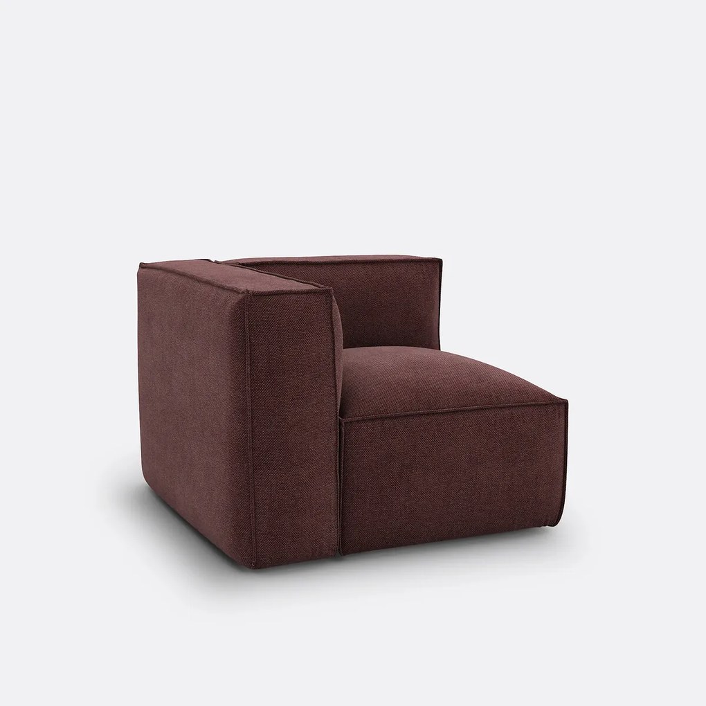 Omvormbare hoekbank, getextureerde stof, Seven