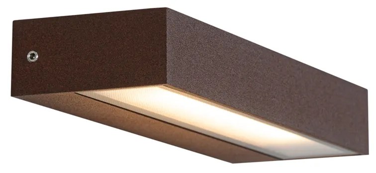 Buitenlamp Moderne wandlamp roestbruin incl. LED IP65 - Hannah Modern IP65 Buitenverlichting