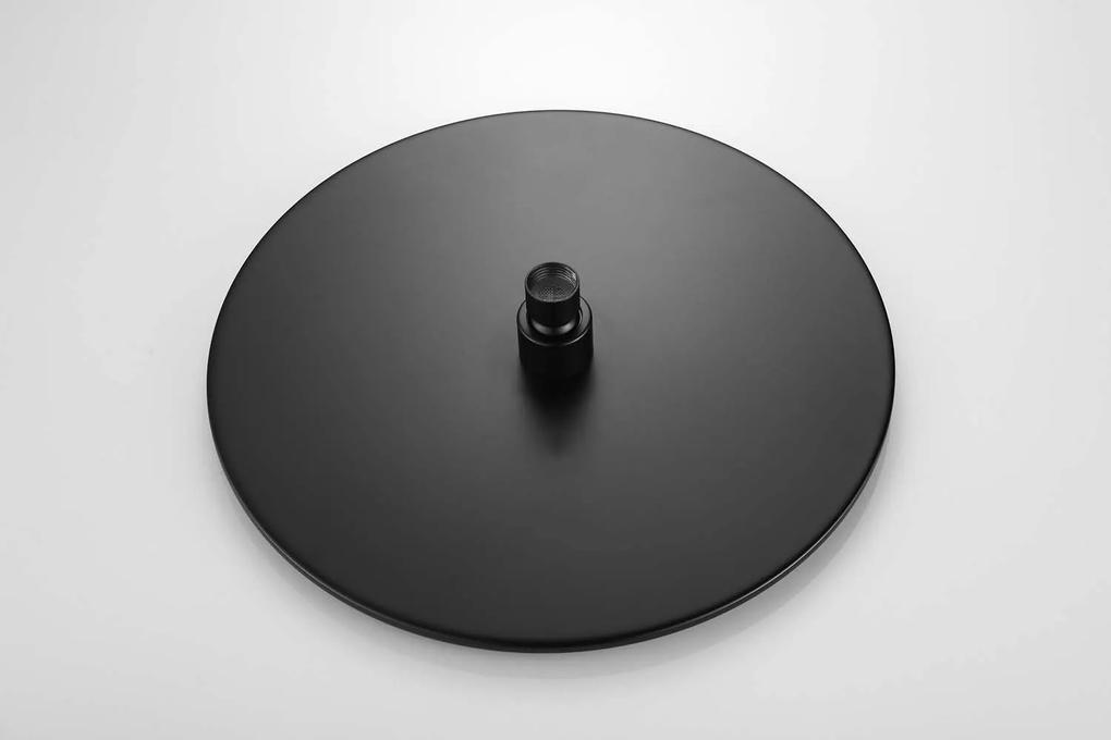 Saniclear Vision ronde douchekop 30cm zwart mat