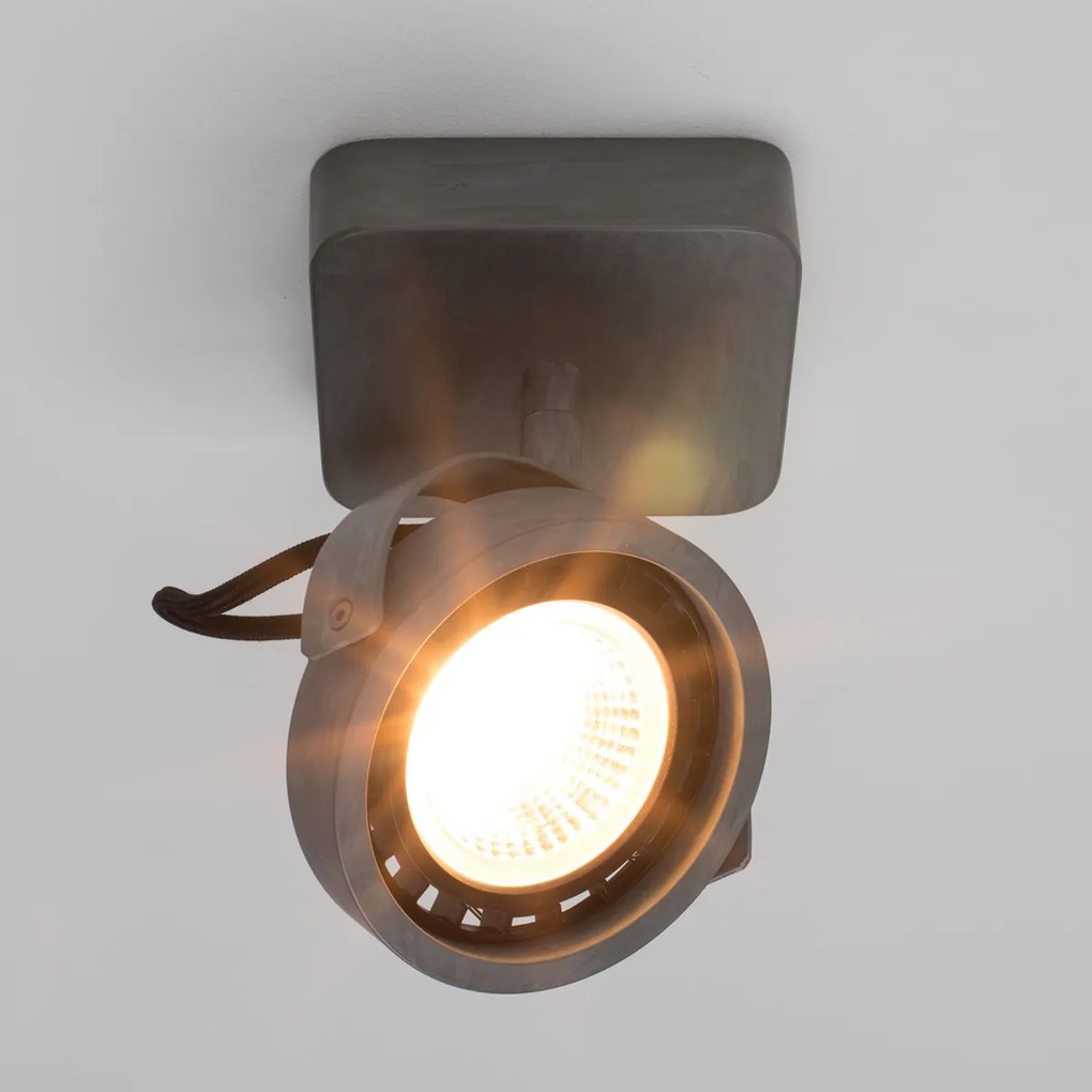 Zuiver Dice-1 DTW Metalen LED Spotje Grijs