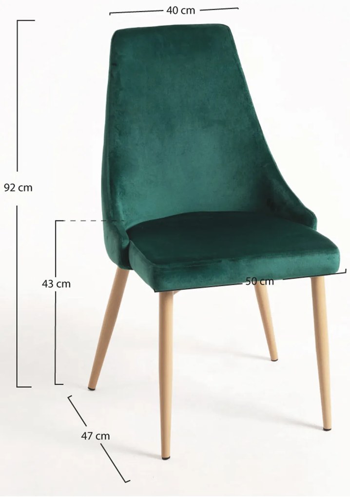 Pak 4 Stoik Houten Stoelen