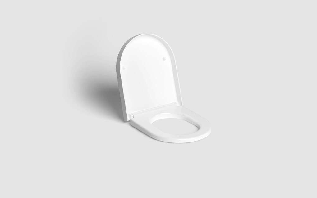 Clou Hammock softclose toiletzitting met quick release wit glans