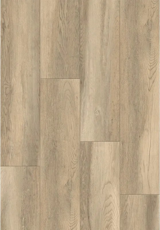 Mexen Modesto monster van SPC-vinylpanelen 6,5 mm, IXPE-onderlaag 1,5 mm, 4 V-groeven, Eik - F1103-S