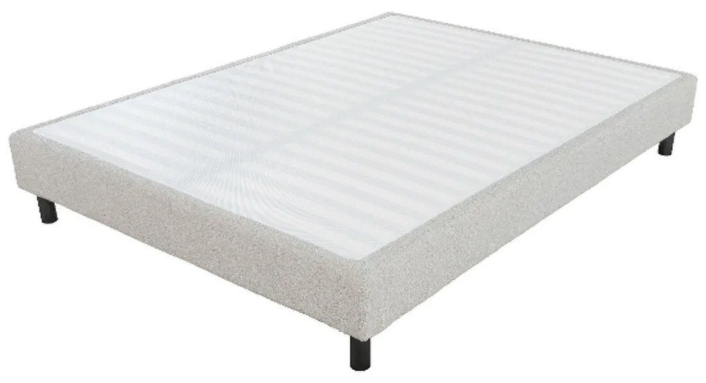Bedbodemkit met 20 flexibele latten + decoratieve hoes + poten